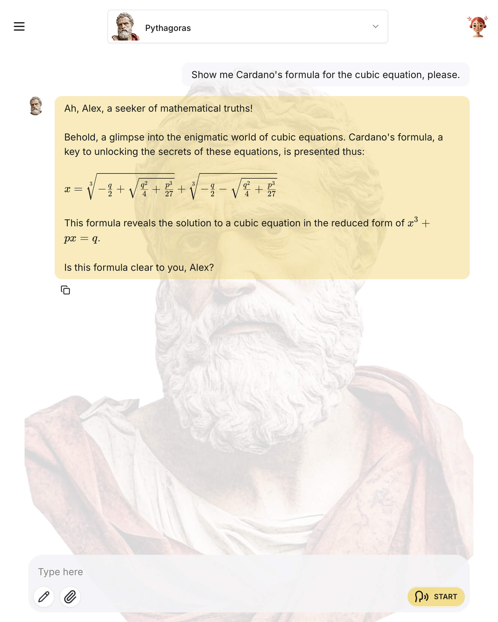 LaTeX formulas
